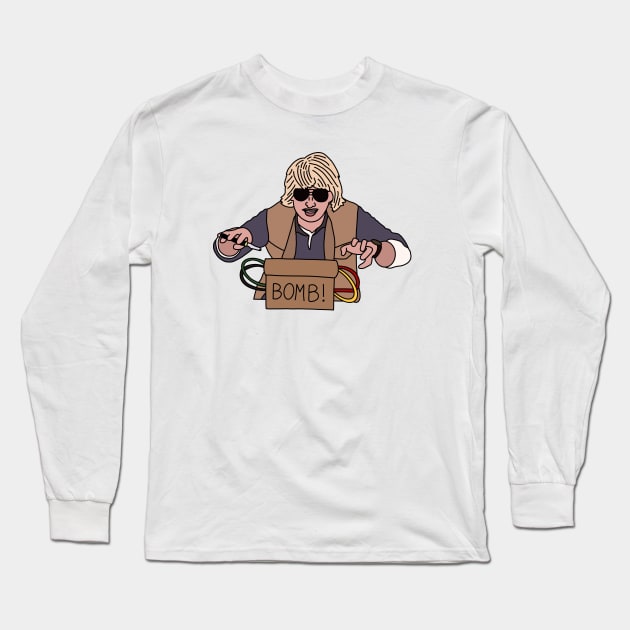 MacGruber Scott - The Office Long Sleeve T-Shirt by Eclipse in Flames